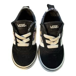 Vans Kids Black and White Sneakers